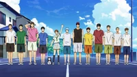 Seirin Team arrival at the beach