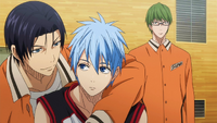 Midorima with Takao and Kuroko