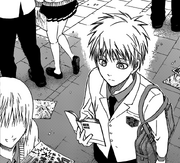 Kuroko at Teiko's opening