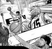 Aomine and Kuroko together at Teikō Junior High School