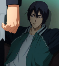 Hanamiya talks to Kiyoshi