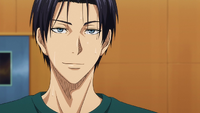 Takao talks to Midorima after practice anime