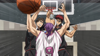 Kagami & Kiyoshi block Murasakibara