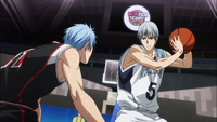 Kuroko vs Mayuzumi anime