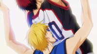 Kagami out jumps Kise