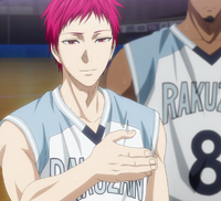 Akashi congratulates Kuroko