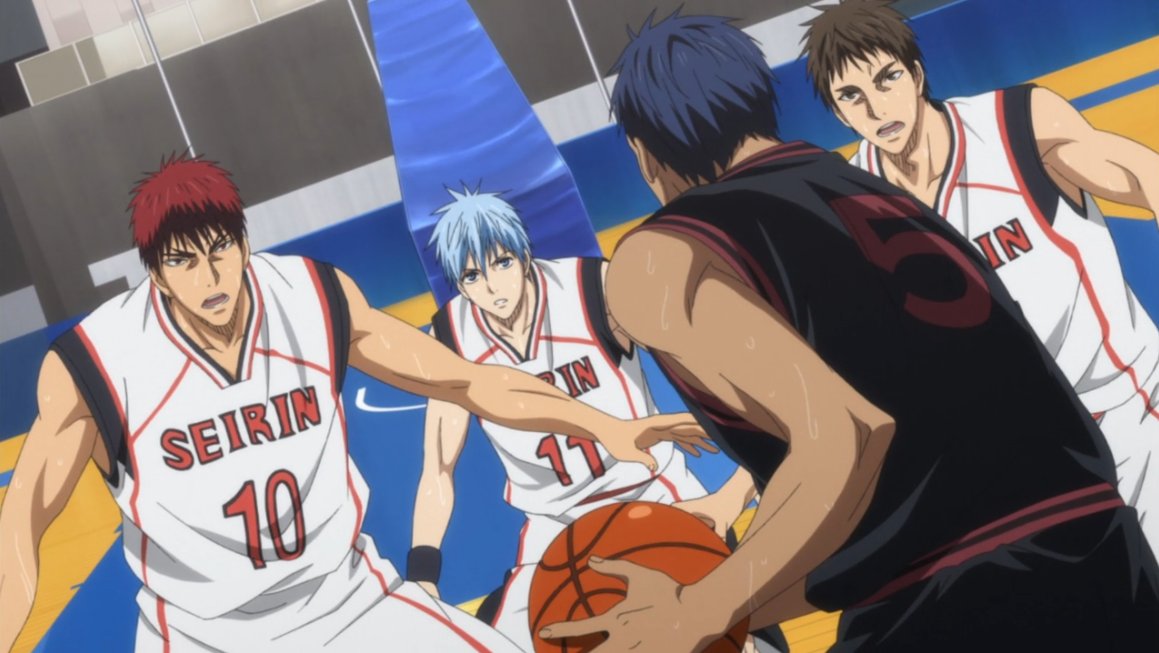 My boys Hyuga and Teppei taking one for the team [Kuroko No Basket] :  r/anime