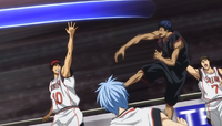 Aomine shoots in Zone