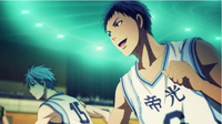 Kuroko and Aomine's teamwork