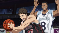 Kiyoshi gets the rebound