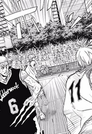 Kuroko uses Ignite Pass to pass to Kise