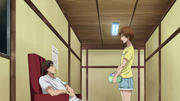 Riko asks Kiyoshi why he didn't become captain at the training camp