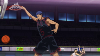 Aomine scores first point