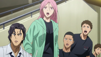 Momoi as Aomine fauls