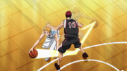 Hayama tente de passer Kagami