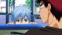 Kuroko tells Kagami Midorima's message