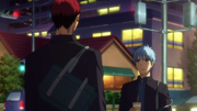 Kuroko parle à Kagami