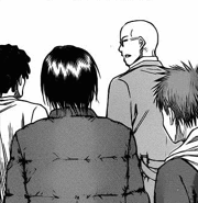 Takuma avec ses coéquipiers