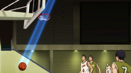 Miyaji dans le match contre Senshinkan