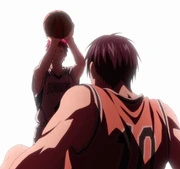 Akashi utilise l'Ankle Break sur Midorima