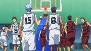 Aomine s'éloigne de Kuroko