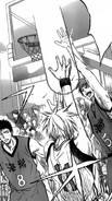 Kuroko scores the first points