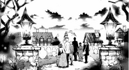 Finnian and the rest of the Phantomhive household discover a village within the Witch Forest.