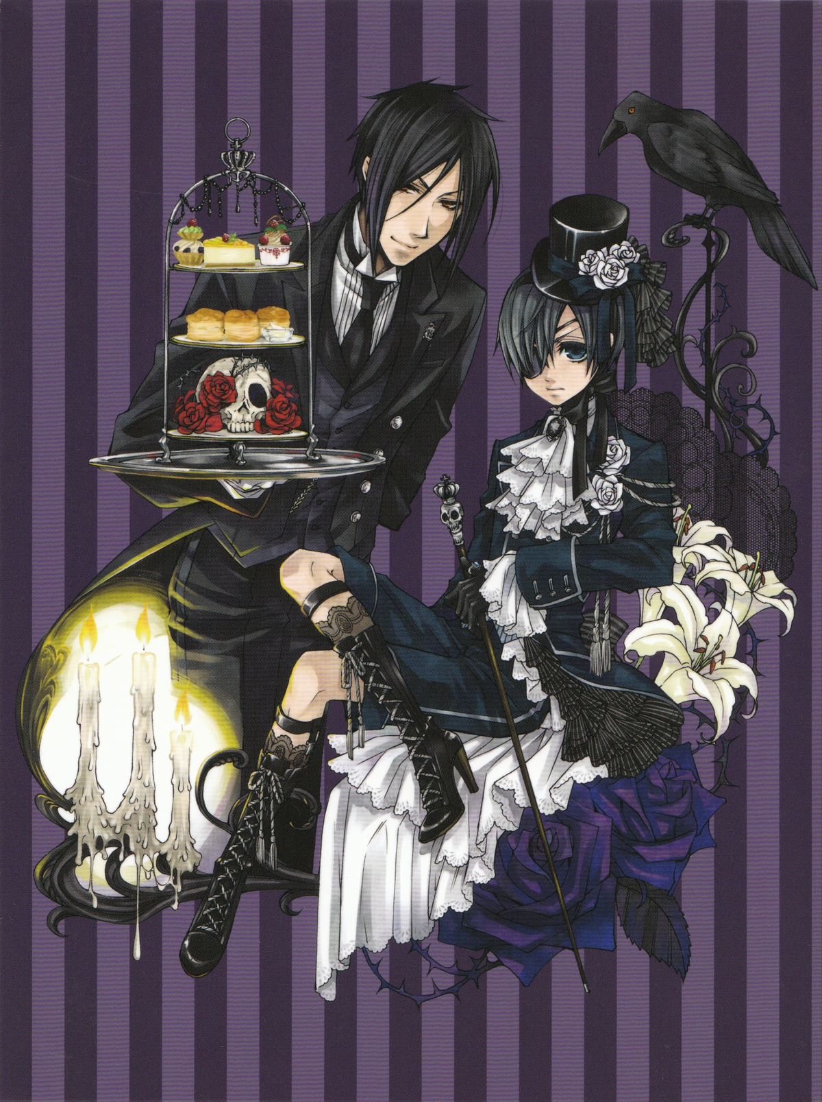 DVD Anime Kuroshitsuji Black Butler Complete Collection S. 1-3 + Movie + 9  OVAs