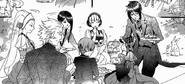 Sieglinde's imagination to have a picnic with Ciel Phantomhive, Sebastian Michaelis, Anne Drewanz, Hilde Dickhaut, Grete Hilbard and Wolfram Gelzer after the completion of the Ultimate Spell.
