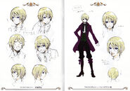 Tenue habituelle d'Alois ainsi que ses différentes expressions de visage