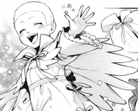 Ch200 Ginny wearing her fledging garment