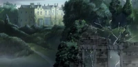 The outskirts of Phantomhive Manor.