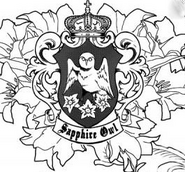 The crest for Sapphire Owl.