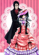 Ciel and Sebastian, first appeared in PASH! magazine, Jan. 2009