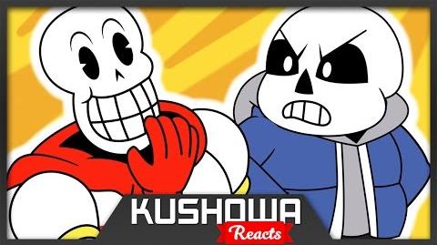 Kushowa Reacts to If Undertale had a Flirting Route 2 (Funny Animation)