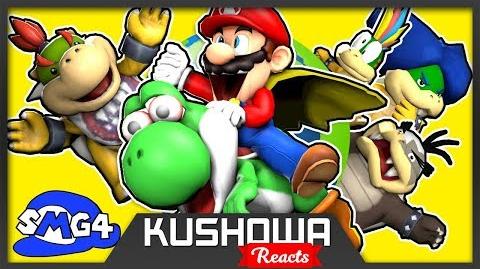 Kushowa Reacts to SMG4 Stupid Mario World