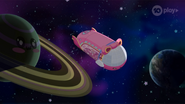 Now the tour bus is in space.