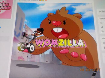 Wommzilla title card