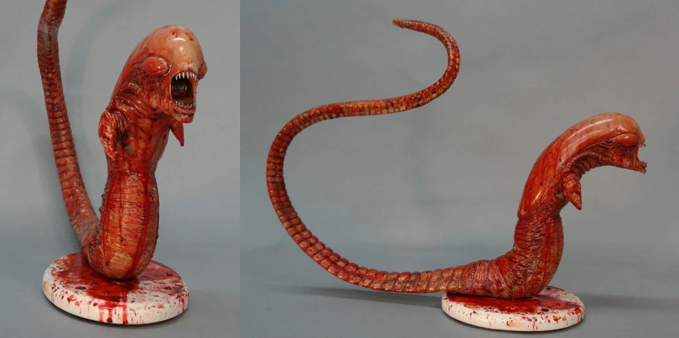 ALIEN 1/1 scale Chestburster（未開封） ALIEN CHESTBURSTER 1:1 Scale statue~LIFE SIZE~Hollywood