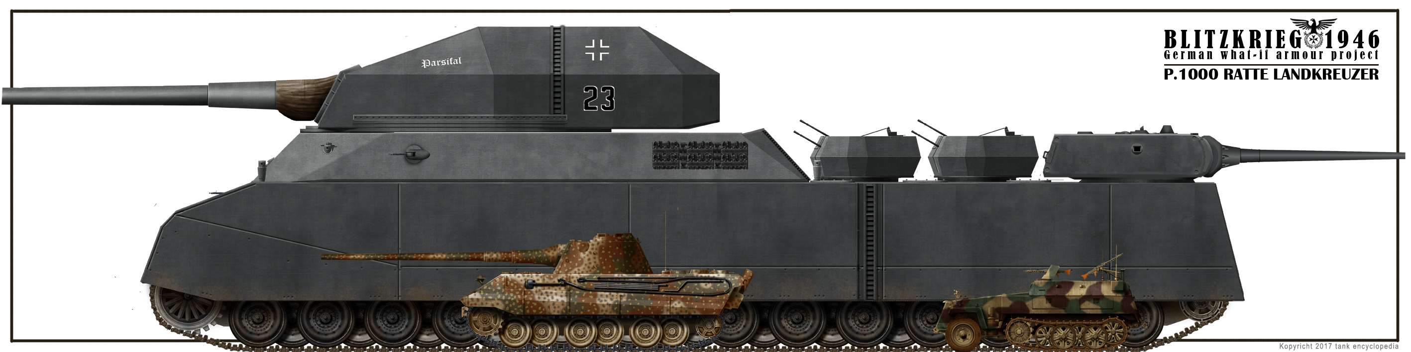 Hitler's 1000 Ton Super Tank. The Landkreuzer P. 1000 Ratte