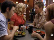 Declan, Jackie, Mark, and Lori have a date.