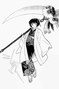Otome with her Scythe in Manga