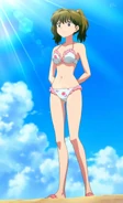 Sakura at the beach