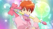 Rinne fighting as a Maid
