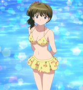 Sakura at the pool