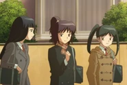 Class 1-4 Students Hinagata, Yuki, Manami