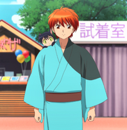 Rinne in a yukata