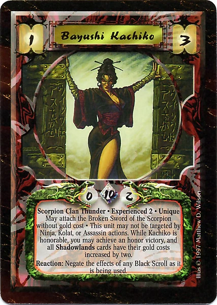 Bayushi Kachiko Exp2/card | L5r: Legend of the Five Rings Wiki