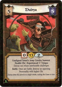 Dairya Exp3/card | L5r: Legend of the Five Rings Wiki | Fandom