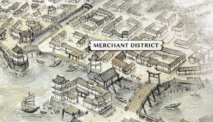 Merchant District (Slow Tide Harbor) | L5r: Legend of the
